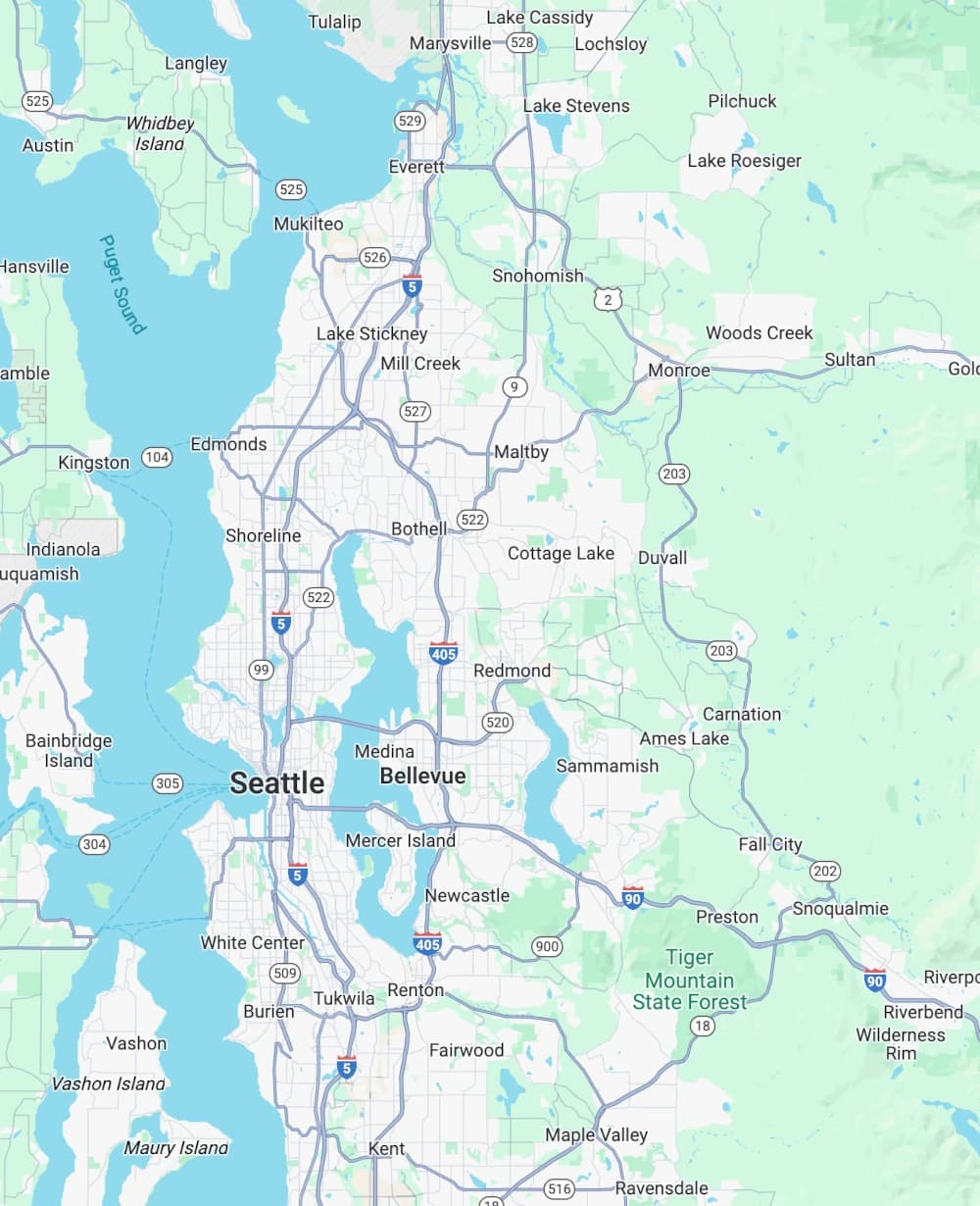 Map location
